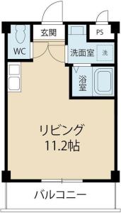 Castle Town 徳島町  505【間取図】 999999 (Castle Town 徳島町　Dtype.jpg)