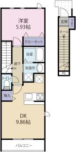 メゾフォルテ（mf） 05【間取図】 999999 (メゾフォルテ 2.jpg)