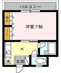 ルミナスコート 204【間取図】 020101 (ルミナスコート間取り.JPG)