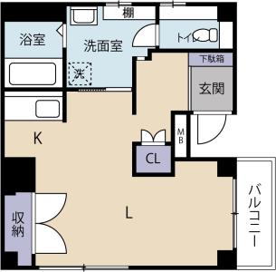 ＳＰＡＣＥ　ＳＩＸ 202【間取図】 999999 (202.jpg)