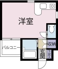 [賃貸物件]�メゾンオレンジ3A�詳細情報-間取り