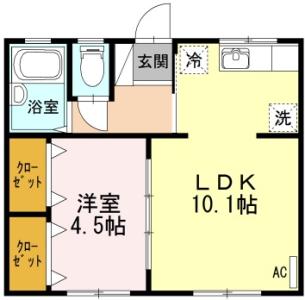 新浜マンション 304【間取図】 999999 (304.jpg)
