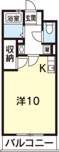 ウイズダム徳島町 605【間取図】 999999 (ウイズダム徳島町1K.jpg)
