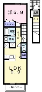 デュエル ミサキＤ 203【間取図】 999999 (203.jpg)