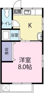 コーポ桑村（11号・12号） 12【間取図】 999999 (コーポ桑村 2.6東.jpg)
