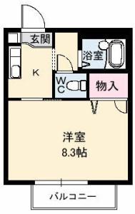 ＣＡＳＡ安宅　Ａ棟  203【間取図】 999999 (A203.jpg)
