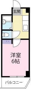 北西ビル 406【間取図】 999999 (北西ビル203.jpg)