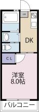 [賃貸物件]�パレスヨーコー�詳細情報-間取り