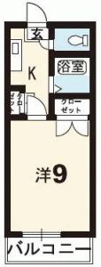 シビル西新浜 403【間取図】 999999 (シビル西新浜_カラー.jpg)